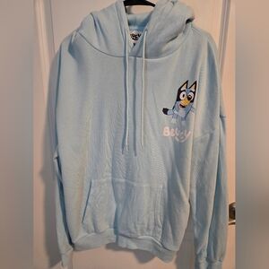 Bluey Light Blue Hoodie